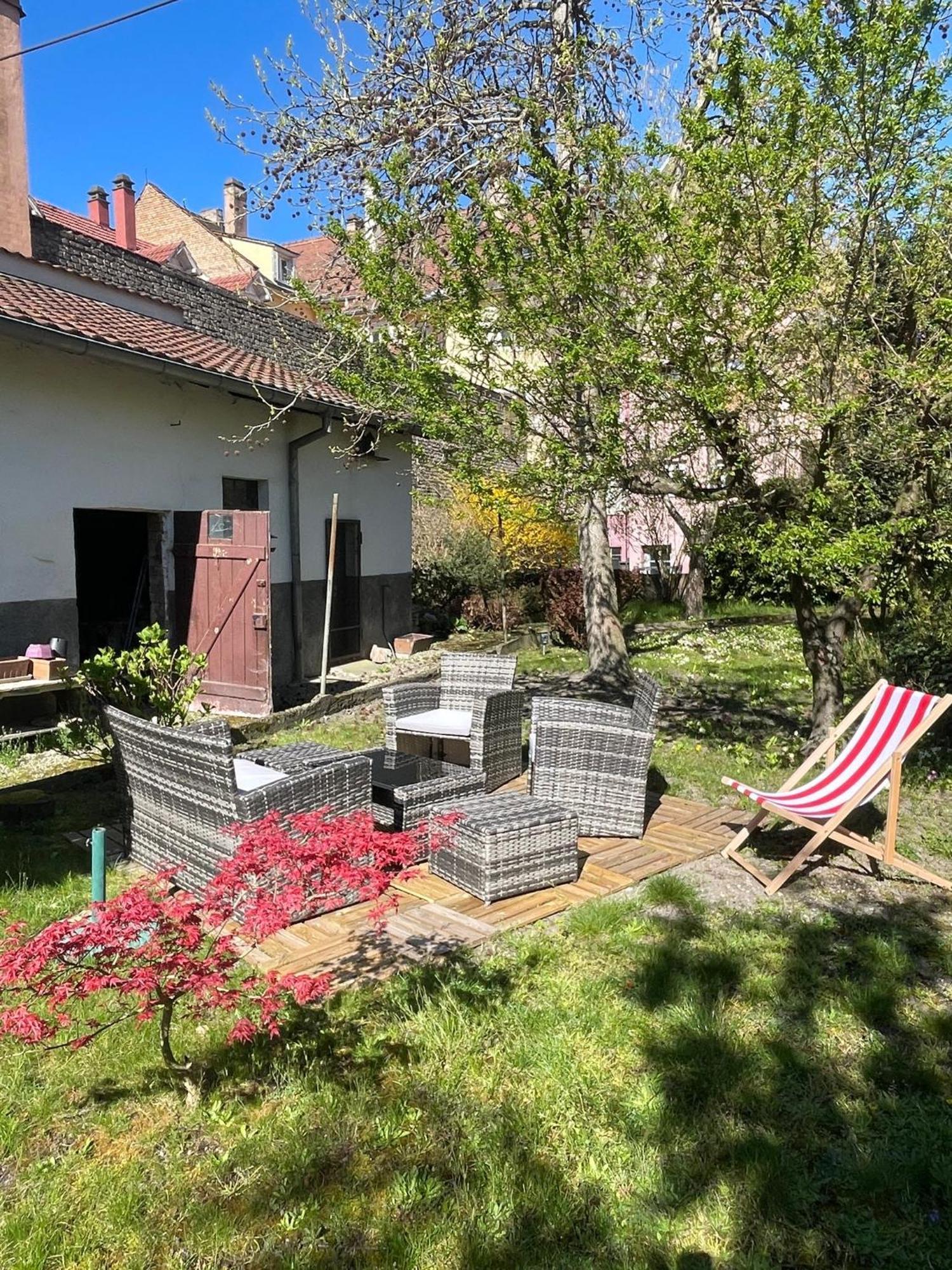 Petit Manoir En Ville - Parking Prive - 15 Min Hyper-Centre 斯特拉斯堡 外观 照片
